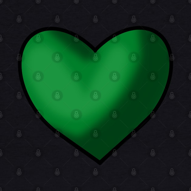 Green Heart by TheQueerPotato